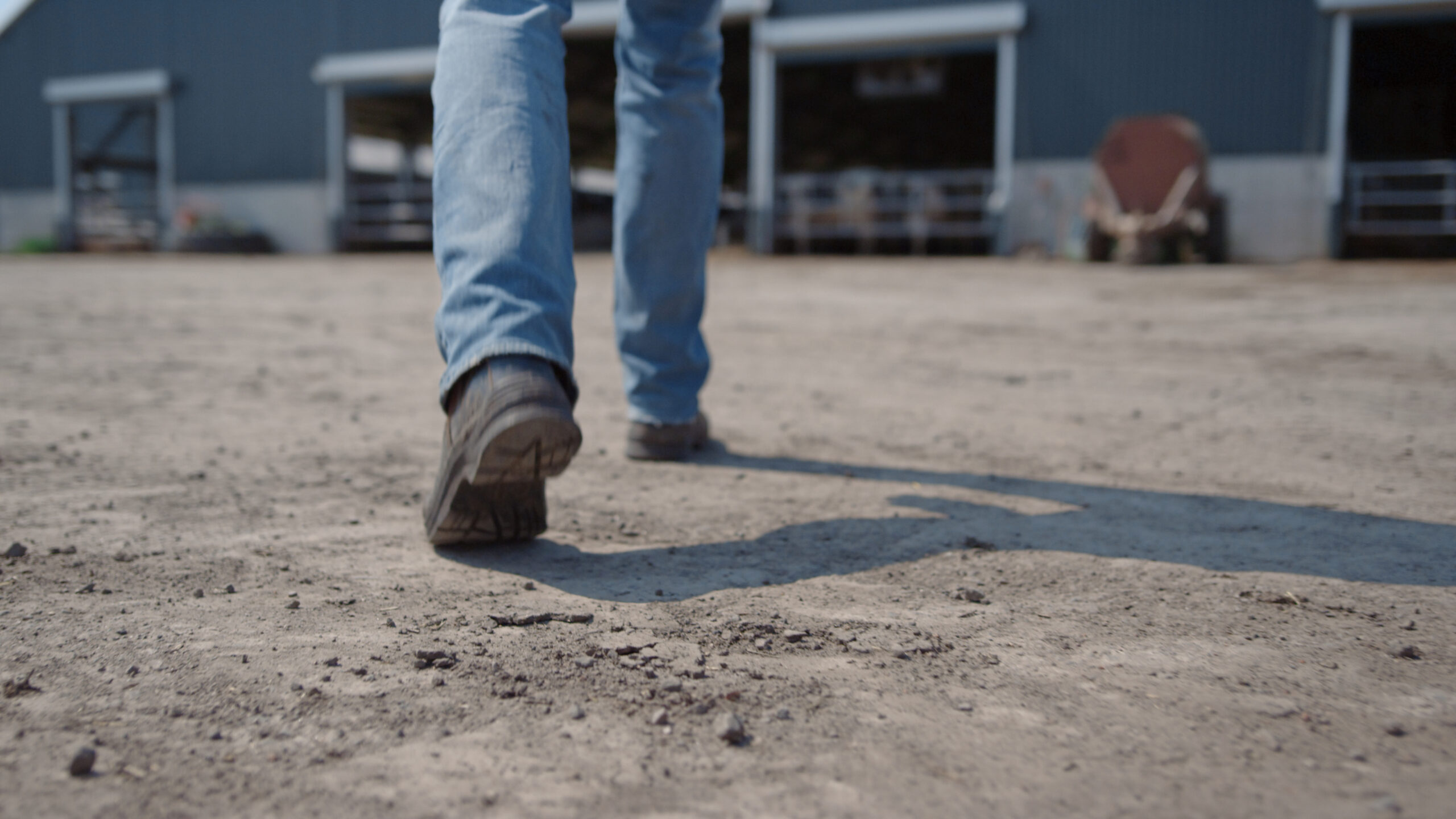 Construction Worker walking